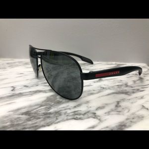 Prada Linea Rossa Aviator Sunglasses